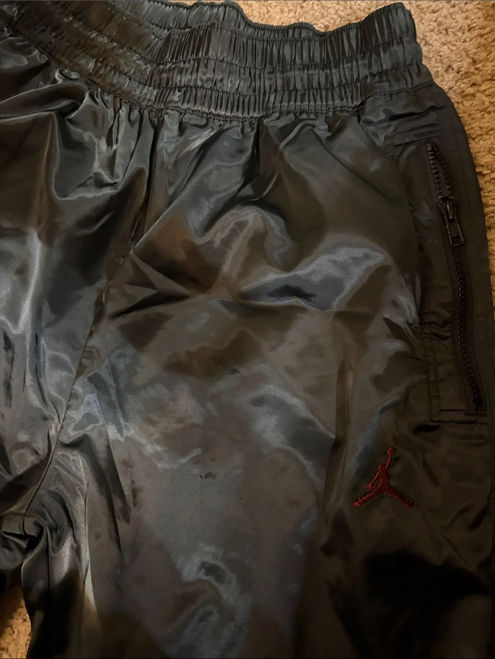Jordan Black Men's Lightweight Track Joggers